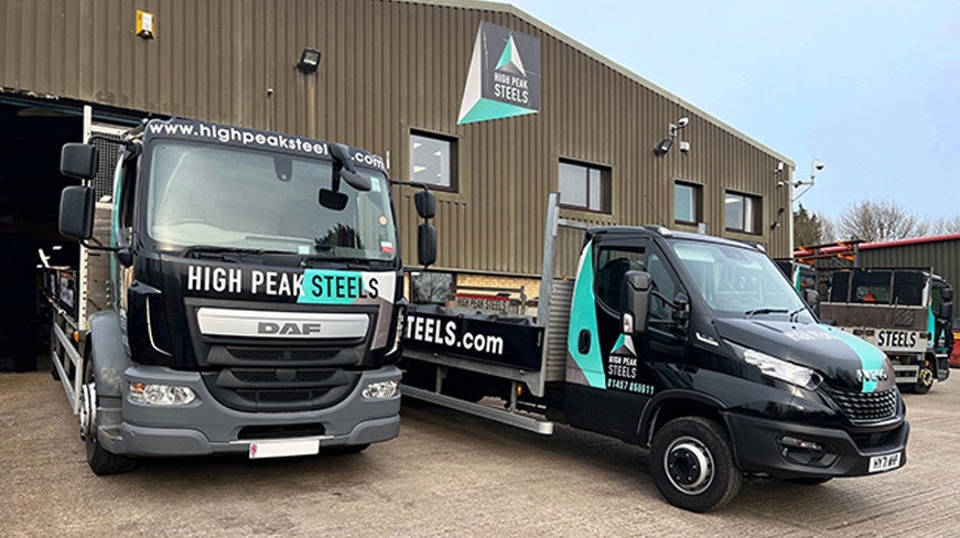 New vehicles for steel stockholder, High Peak Steels