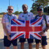 Photo at the opening ceremony - team GB holding Union Jack flag