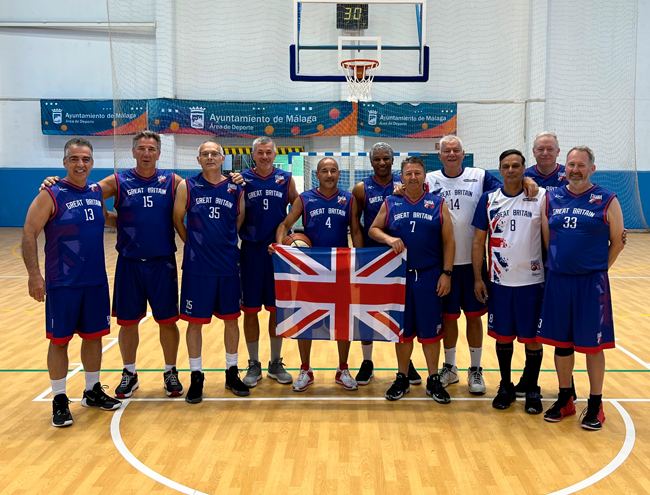 Photo of team GB ready for their match against Italy