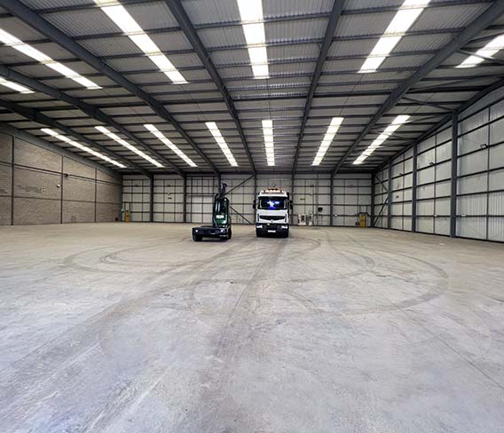 Photo of new warehouse