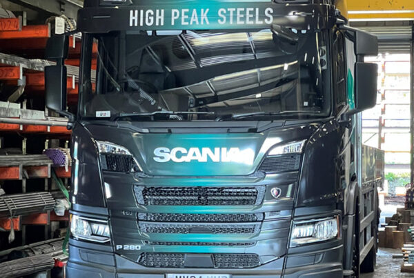 High Peak Steels' new delivery truck