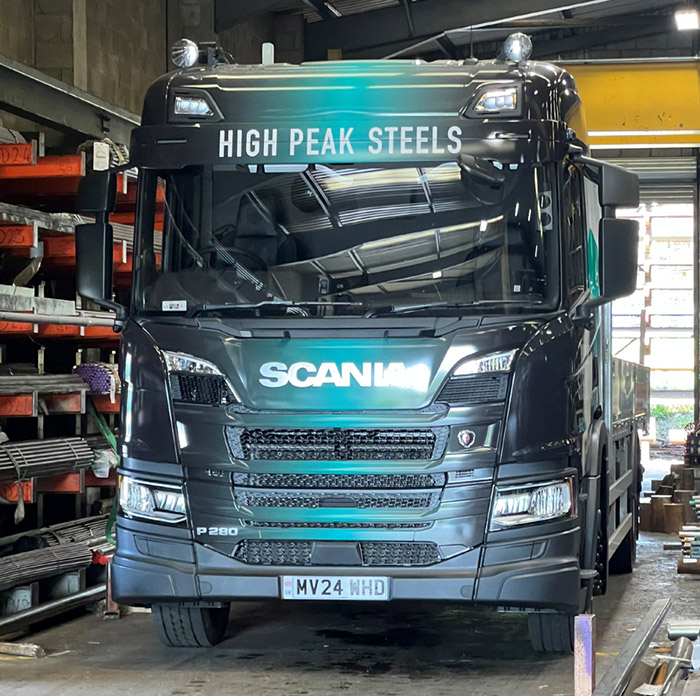 High Peak Steels' new delivery truck