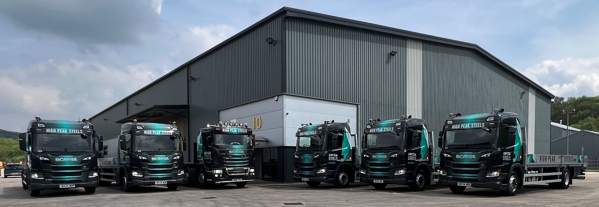 Lineup of 6 new Scania P280 wagons