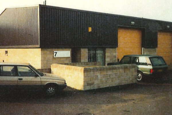 Archive footage of High Peak Steels first offices