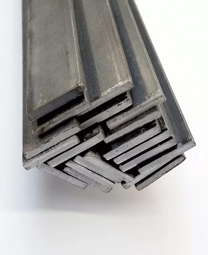 Black flat engineering steel bar